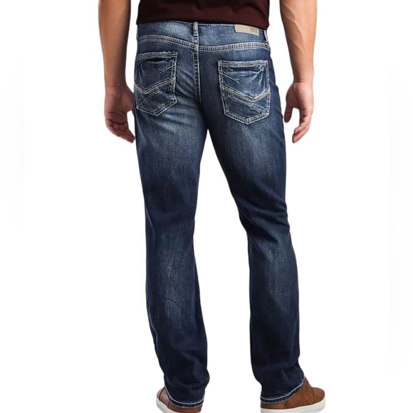 BKE Straight Stretch distressed Denim Jean SZ 32 NEW - Picture 3 of 12